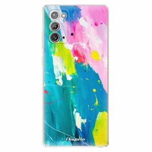Odolné silikonové pouzdro iSaprio - Abstract Paint 04 - Samsung Galaxy Note 20 obraz