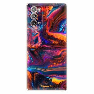 Odolné silikonové pouzdro iSaprio - Abstract Paint 02 - Samsung Galaxy Note 20 obraz