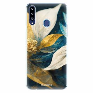 Odolné silikonové pouzdro iSaprio - Gold Petals - Samsung Galaxy A20s obraz