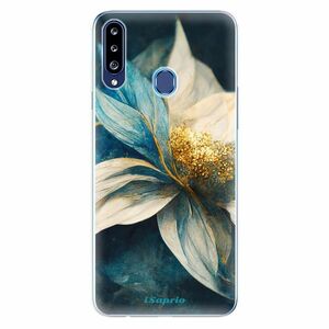 Odolné silikonové pouzdro iSaprio - Blue Petals - Samsung Galaxy A20s obraz
