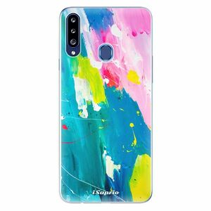 Odolné silikonové pouzdro iSaprio - Abstract Paint 04 - Samsung Galaxy A20s obraz