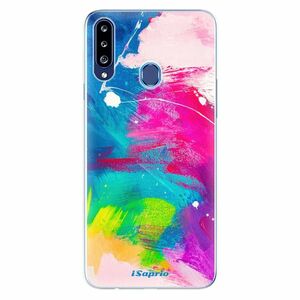 Odolné silikonové pouzdro iSaprio - Abstract Paint 03 - Samsung Galaxy A20s obraz