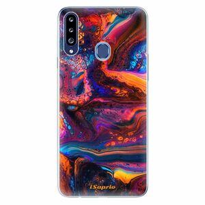Odolné silikonové pouzdro iSaprio - Abstract Paint 02 - Samsung Galaxy A20s obraz
