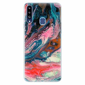 Odolné silikonové pouzdro iSaprio - Abstract Paint 01 - Samsung Galaxy A20s obraz