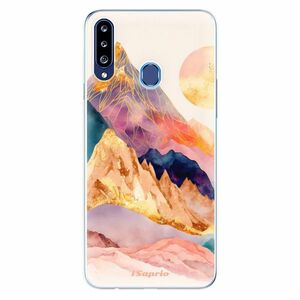 Odolné silikonové pouzdro iSaprio - Abstract Mountains - Samsung Galaxy A20s obraz
