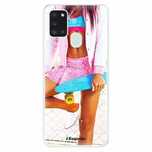 Odolné silikonové pouzdro iSaprio - Skate girl 01 - Samsung Galaxy A21s obraz