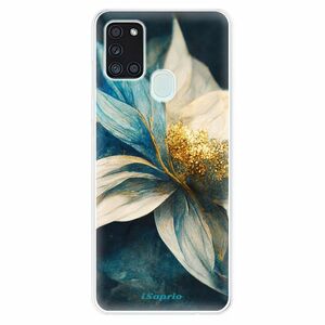 Odolné silikonové pouzdro iSaprio - Blue Petals - Samsung Galaxy A21s obraz