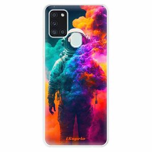 Odolné silikonové pouzdro iSaprio - Astronaut in Colors - Samsung Galaxy A21s obraz