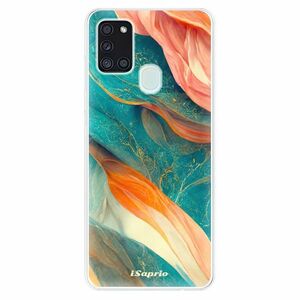 Odolné silikonové pouzdro iSaprio - Abstract Marble - Samsung Galaxy A21s obraz