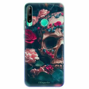 Odolné silikonové pouzdro iSaprio - Skull in Roses - Huawei P40 Lite E obraz