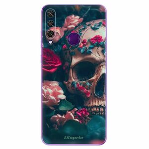 Odolné silikonové pouzdro iSaprio - Skull in Roses - Huawei Y6p obraz