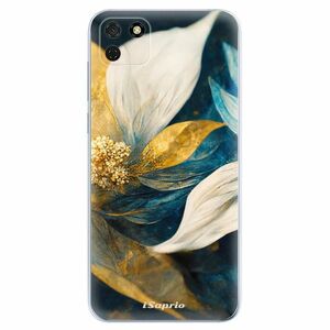 Odolné silikonové pouzdro iSaprio - Gold Petals - Huawei Y5p obraz