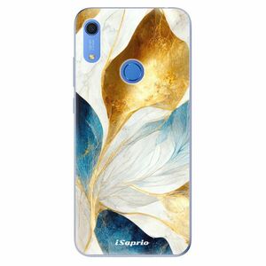 Odolné silikonové pouzdro iSaprio - Blue Leaves - Huawei Y6s obraz