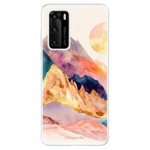 Odolné silikonové pouzdro iSaprio - Abstract Mountains - Huawei P40 obraz