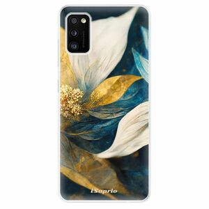 Odolné silikonové pouzdro iSaprio - Gold Petals - Samsung Galaxy A41 obraz
