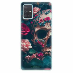 Odolné silikonové pouzdro iSaprio - Skull in Roses - Samsung Galaxy A71 obraz