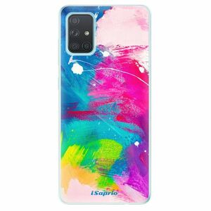 Odolné silikonové pouzdro iSaprio - Abstract Paint 03 - Samsung Galaxy A71 obraz