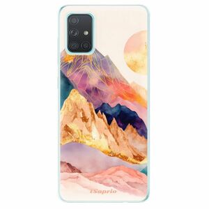 Odolné silikonové pouzdro iSaprio - Abstract Mountains - Samsung Galaxy A71 obraz