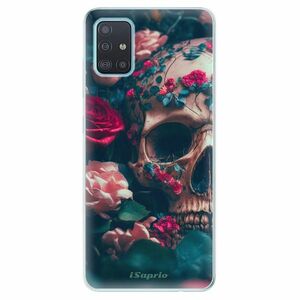 Odolné silikonové pouzdro iSaprio - Skull in Roses - Samsung Galaxy A51 obraz