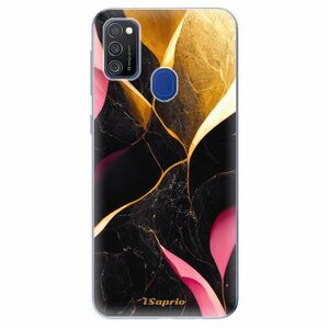 Odolné silikonové pouzdro iSaprio - Gold Pink Marble - Samsung Galaxy M21 obraz