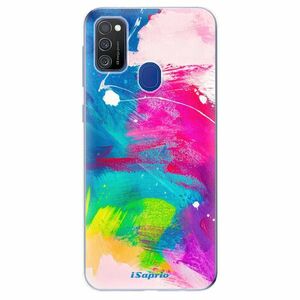 Odolné silikonové pouzdro iSaprio - Abstract Paint 03 - Samsung Galaxy M21 obraz