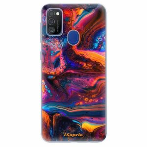 Odolné silikonové pouzdro iSaprio - Abstract Paint 02 - Samsung Galaxy M21 obraz