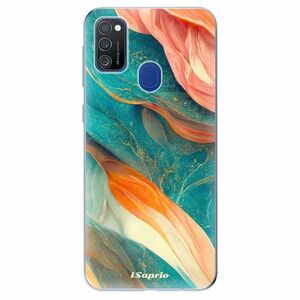 Odolné silikonové pouzdro iSaprio - Abstract Marble - Samsung Galaxy M21 obraz