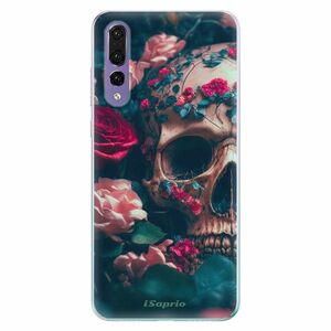Odolné silikonové pouzdro iSaprio - Skull in Roses - Huawei P20 Pro obraz