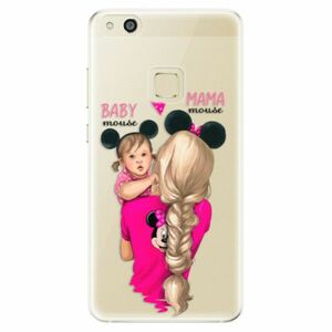 Odolné silikonové pouzdro iSaprio - Mama Mouse Blond and Girl - Huawei P10 Lite obraz
