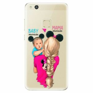 Odolné silikonové pouzdro iSaprio - Mama Mouse Blonde and Boy - Huawei P10 Lite obraz