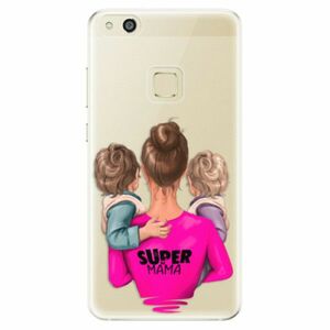 Odolné silikonové pouzdro iSaprio - Super Mama - Two Boys - Huawei P10 Lite obraz