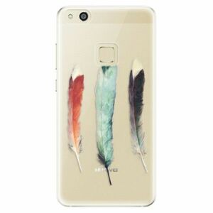 Odolné silikonové pouzdro iSaprio - Three Feathers - Huawei P10 Lite obraz