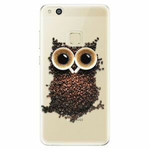 Odolné silikonové pouzdro iSaprio - Owl And Coffee - Huawei P10 Lite obraz
