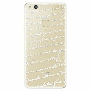Odolné silikonové pouzdro iSaprio - Handwriting 01 - white - Huawei P10 Lite obraz