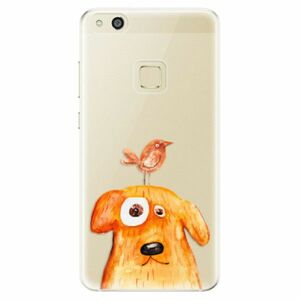 Odolné silikonové pouzdro iSaprio - Dog And Bird - Huawei P10 Lite obraz