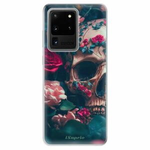 Odolné silikonové pouzdro iSaprio - Skull in Roses - Samsung Galaxy S20 Ultra obraz