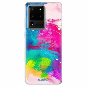 Odolné silikonové pouzdro iSaprio - Abstract Paint 03 - Samsung Galaxy S20 Ultra obraz