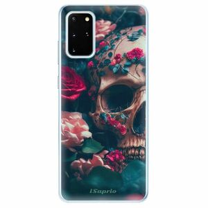 Odolné silikonové pouzdro iSaprio - Skull in Roses - Samsung Galaxy S20+ obraz