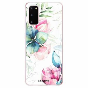 Odolné silikonové pouzdro iSaprio - Flower Art 01 - Samsung Galaxy S20 obraz