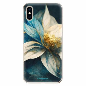 Odolné silikonové pouzdro iSaprio - Blue Petals - iPhone XS obraz