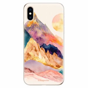 Odolné silikonové pouzdro iSaprio - Abstract Mountains - iPhone XS obraz
