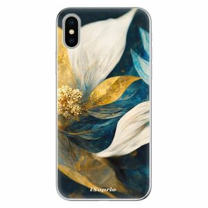 Odolné silikonové pouzdro iSaprio - Gold Petals - iPhone X obraz