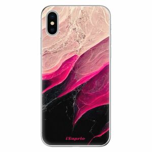 Odolné silikonové pouzdro iSaprio - Black and Pink - iPhone X obraz