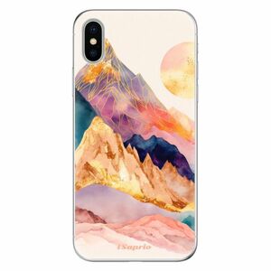 Odolné silikonové pouzdro iSaprio - Abstract Mountains - iPhone X obraz
