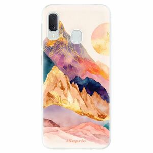 Odolné silikonové pouzdro iSaprio - Abstract Mountains - Samsung Galaxy A20e obraz