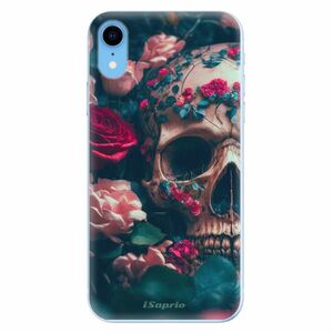 Odolné silikonové pouzdro iSaprio - Skull in Roses - iPhone XR obraz