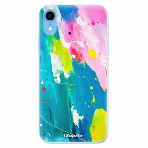 Odolné silikonové pouzdro iSaprio - Abstract Paint 04 - iPhone XR obraz