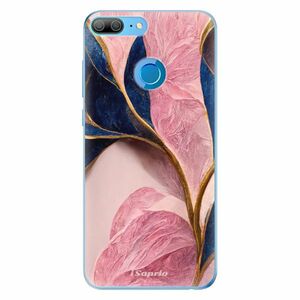 Odolné silikonové pouzdro iSaprio - Pink Blue Leaves - Huawei Honor 9 Lite obraz
