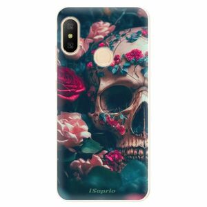 Odolné silikonové pouzdro iSaprio - Skull in Roses - Xiaomi Mi A2 Lite obraz
