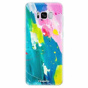 Odolné silikonové pouzdro iSaprio - Abstract Paint 04 - Samsung Galaxy S8 obraz